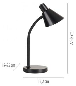 JUST LIGHT. 11248-18 - Lampada da tavolo flessibile a LED PIXIE LED/4,5W/230V nera