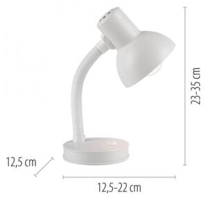 JUST LIGHT. 11080-16 - Lampada da tavolo flessibile FLEXI 1xE27/25W/230V bianca