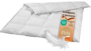 Coperta in piumino, adatta a tutte le stagioni, 135 x 200 cm, 20% piumino / 80% piume, trapuntata, sleepling