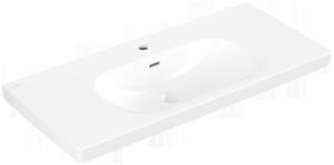 Villeroy & Boch Skyla lavabo armoire, 1 trou pour robinet, avec trop-plein, 1000x460x160mm, 5A51A5RW, 5A51A5RW