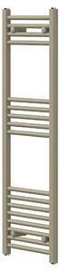 Asciugamani radiante LuxeBath Sahara, 400x1200 mm, beige, con attacco laterale, asciugamani radiante a pannello, porta asciugamani radiante da parete per bagno