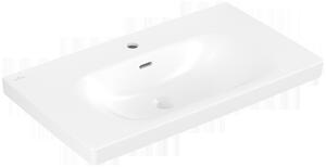 Villeroy & Boch Skyla lavabo à poser, vasque au centre, 1 trou pour robinet, avec trop-plein, 800x460x160mm, 5A5180RW, 5A5180RW