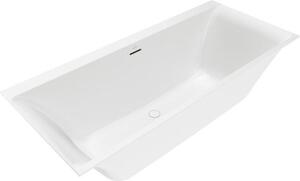 Villeroy & Boch Subway 3.0 baignoire rectangulaire, remplissage de baignoires Silentflow inclus, 1800x800x480mm, UBQ180SBW2TDV-RW, UBQ180SBW2TDV-RW