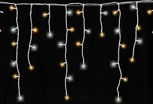 Catena luminosa LED "Gartenpirat" effetto pioggia di ghiaccio, 6 metri, bianco caldo/bianco freddo, grado di protezione IP44: 6 metri: Bianco caldo / Bianco freddo