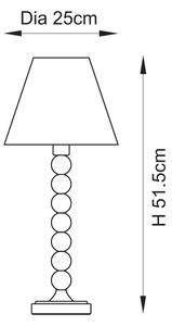 Endon 114688 - Lampada da tavolo HIGGLEDY 1xE14/7W/230V color crema/arancione