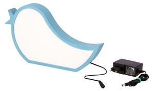 Lampada da scrivania LED per bambini BIRD LED/12W/230V blu