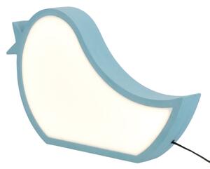 Lampada da scrivania LED per bambini BIRD LED/12W/230V blu
