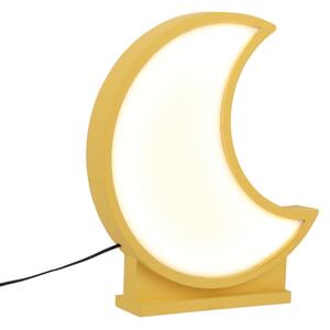 Lampada da scrivania LED per bambini MOON LED/12W/230V gialla