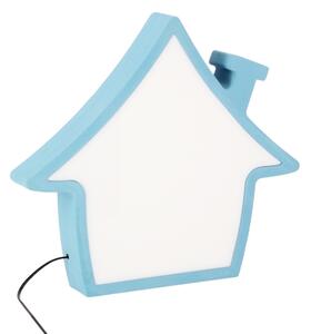 Lampada da tavolo LED per bambini HOUSE LED/10W/230V blu