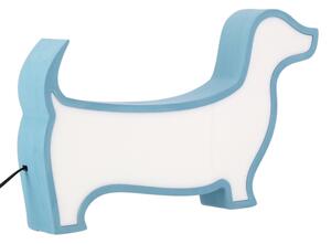 Lampada da tavolo LED per bambini DOG LED/12W/230V blu