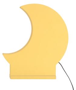 Lampada da scrivania LED per bambini MOON LED/12W/230V gialla