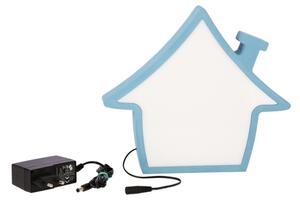 Lampada da tavolo LED per bambini HOUSE LED/10W/230V blu
