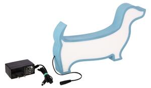 Lampada da tavolo LED per bambini DOG LED/12W/230V blu