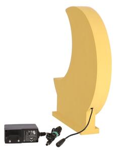 Lampada da scrivania LED per bambini MOON LED/12W/230V gialla