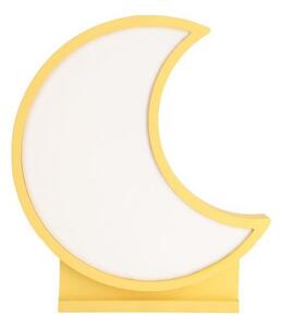 Lampada da scrivania LED per bambini MOON LED/12W/230V gialla
