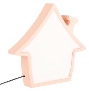 Lampada da scrivania per bambini HOUSE LED/10W/230V rosa