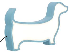 Lampada da tavolo LED per bambini DOG LED/12W/230V blu