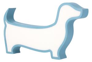 Lampada da tavolo LED per bambini DOG LED/12W/230V blu