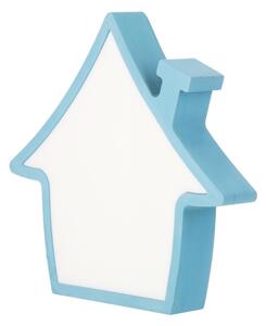 Lampada da tavolo LED per bambini HOUSE LED/10W/230V blu
