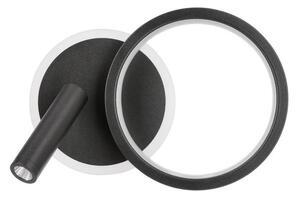 Faretto da parete a LED MONET LED/16W/230V nero