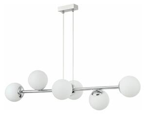 Lampadario a cavo MADDIE 6xE14/5W/230V cromo lucido