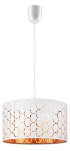 Lampada a sospensione con cavo ULLE 1xE27/15W/230V bianca