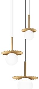 Lampadario a cavo CHITA 3xG9/5W/230V dorato