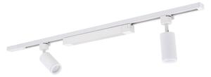 Faretto LED per sistema a binario TRACER 2xGU10/10W/230V + LED/20W 1 m bianco