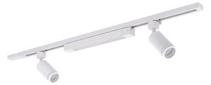 Faretto LED per sistema a binario TRACER 2xGU10/10W/230V + LED/20W 1 m bianco