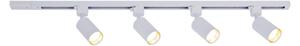 Faretto per sistema binario TRACER, 4x GU10/10W/230V, 1 m, bianco
