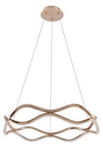 Lampadario LED sospeso su cavo VAVE LED/28W/230V oro rosa