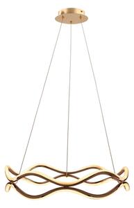 Lampadario LED sospeso su cavo VAVE LED/28W/230V oro rosa