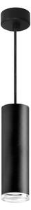 Lampada a sospensione per bagno LED RGBW dimmerabile su cavo TURYN 1xGU10/4,8W/230V IP44 nero