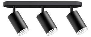 Faretto da bagno LED RGBW dimmerabile TURYN 3xGU10/4,8W/230V IP44 nero