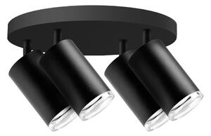 Faretto LED RGBW dimmerabile per bagno TURYN, 4xGU10/4,8W/230V IP44, nero
