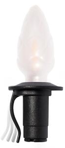 Ghirlanda LED da esterno CONE FILAMENT, 20x E10, 19 m, a colori/bianco caldo, IP44