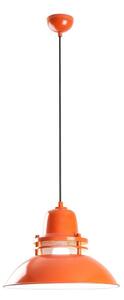 Lampadario a sospensione su cavo TIBET 1xE27/40W/230V arancione