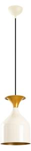 Lampada a sospensione SIVANI 1xE27/40W/230V bianco/ramato