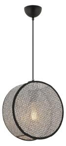 Lampadario a cavo BIG DRUM 1xE27/60W/230V grigio/nero