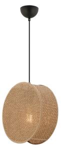 Lampadario a sospensione con cavo BIG DRUM 1xE27/60W/230V marrone