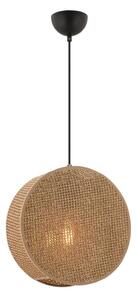 Lampadario a sospensione con cavo BIG DRUM 1xE27/60W/230V marrone