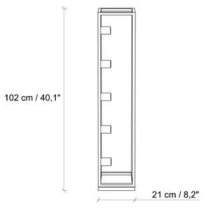 Lampada da terra KAFES 5xE27/40W/230V dorata
