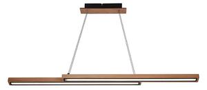 Lampadario LED a sospensione su cavo SENTO LED/19W/230V in legno