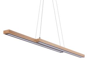 Lampadario LED a sospensione su cavo SENTO LED/19W/230V in legno