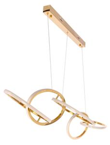 Lampadario a sospensione con cavo LED ANNELI LED/45W/230V 125 cm Oro