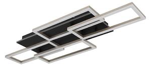 Globo 67359-40A - JEFFRY Lampada da soffitto dimmerabile a LED 40W/230V 32,5x87,5 cm nero + telecomando