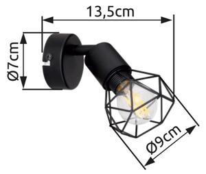 Brilagi - Faretto da parete orientabile CAGE 1xE14/40W/230V