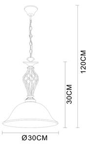 Brilagi - Lampadario a catena NOSTALGIA 1xE27/60W/230V