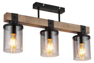 Brilagi - Plafoniera VISTA 3xE27/60W/230V rovere