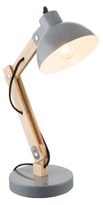 Brilagi - Lampada da tavolo FOCUS 1xE27/40W/230V grigia